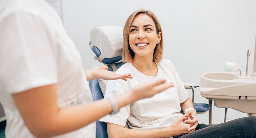 Comfortable dental crown procedure at Bell Road Dentistry